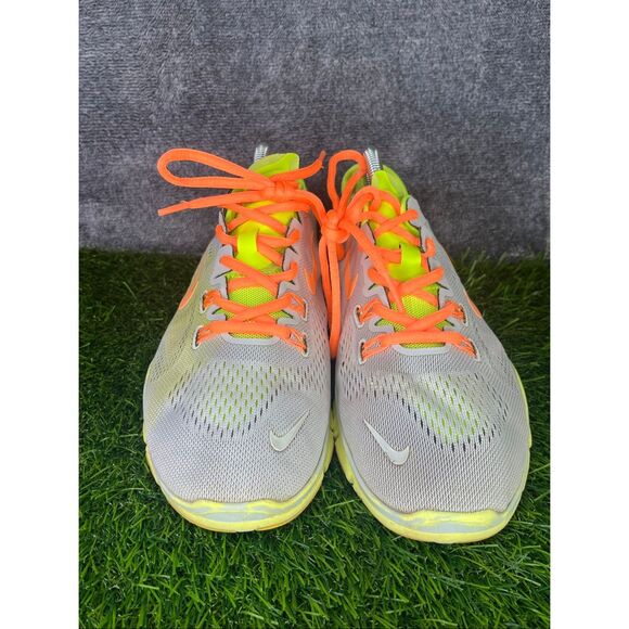 Nike Free 5.0 Running Shoes Women’s US 8.5 Gray Neon Green Orange - Picture 2 of 8